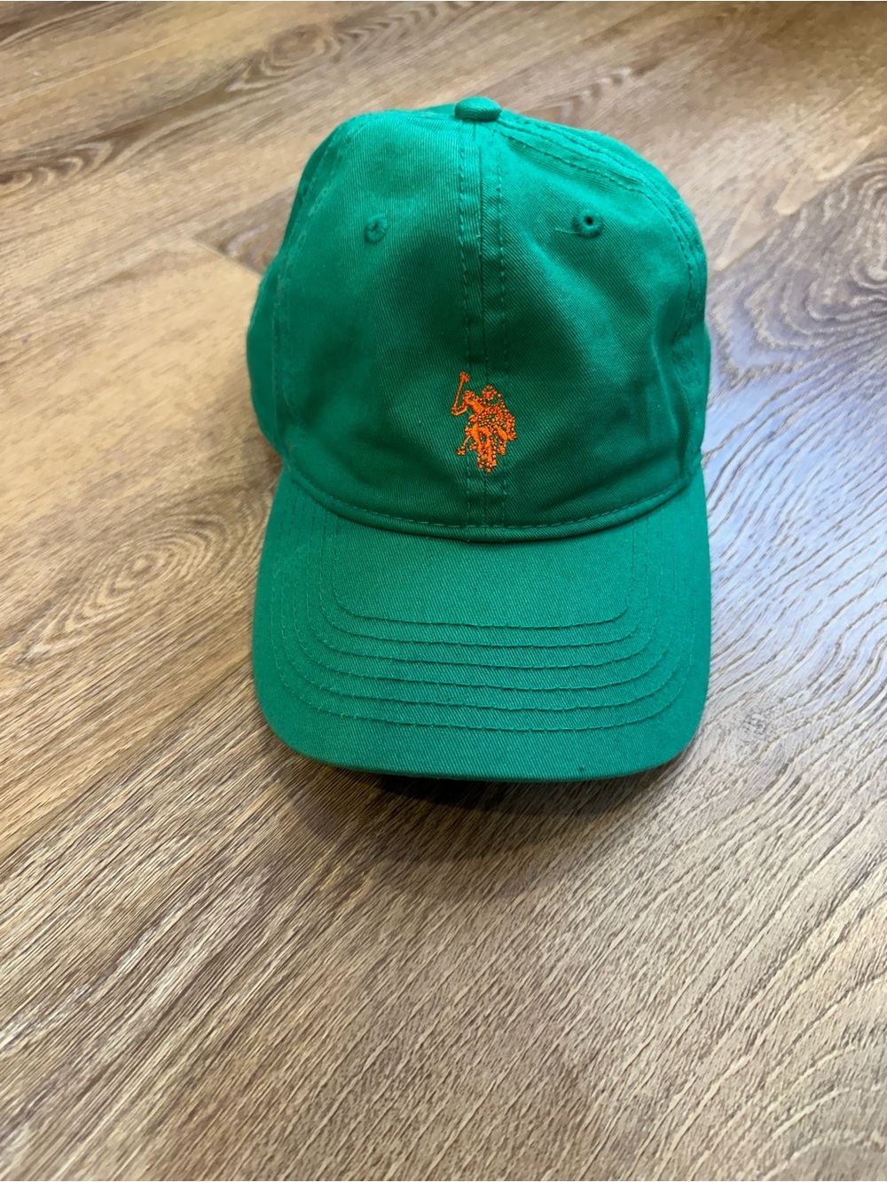 Green US Polo Assn Classic Pony Baseball Cap